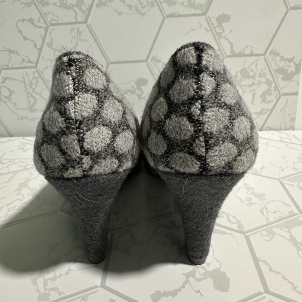 Poetic License Gray Heels with Jewel Embellishments - Picture 4 of 6